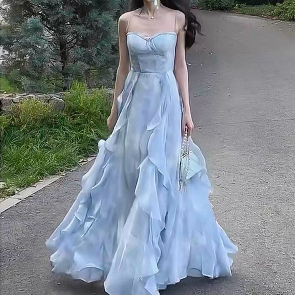 Elegant Blue Gown